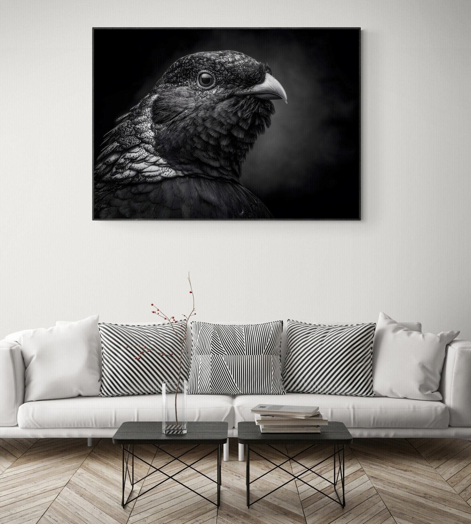 Geheimnis eines Vogels – Wandbild aus Alu-Dibond