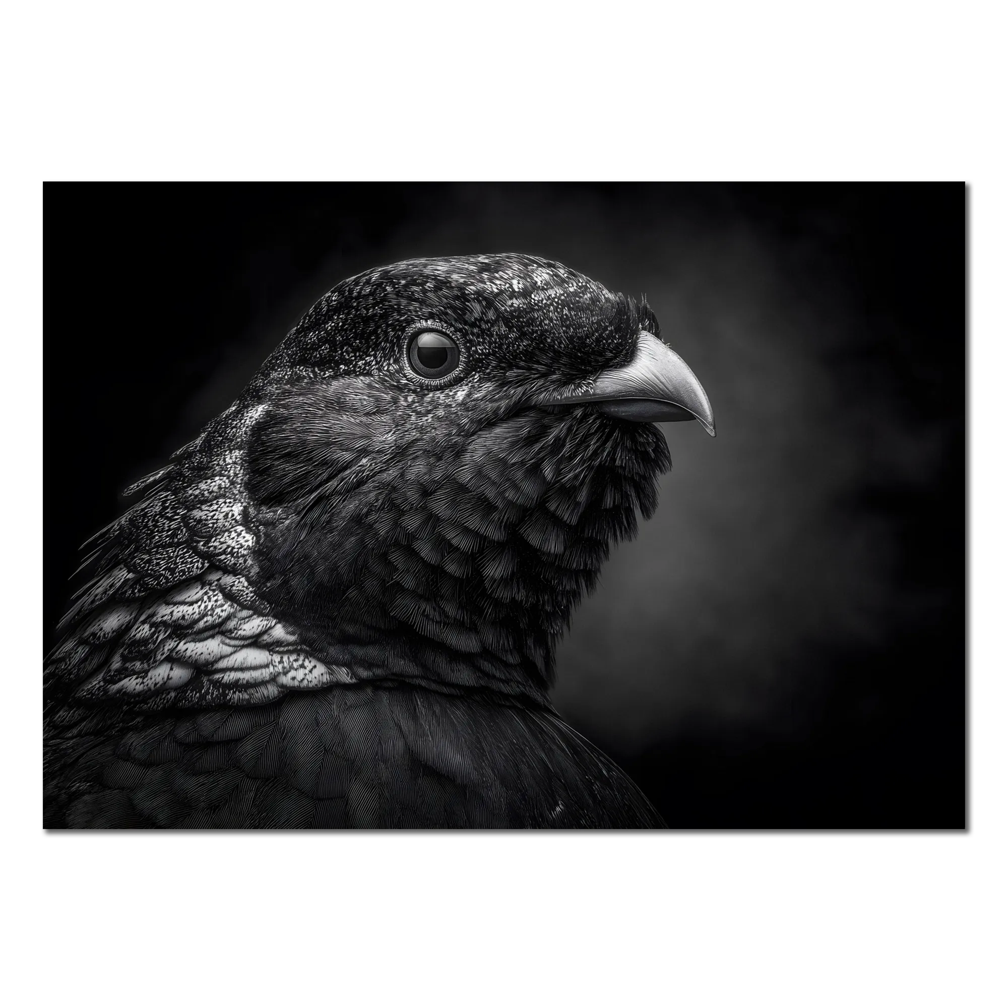 Mystère d'un oiseau - Tableau en Alu-Dibond