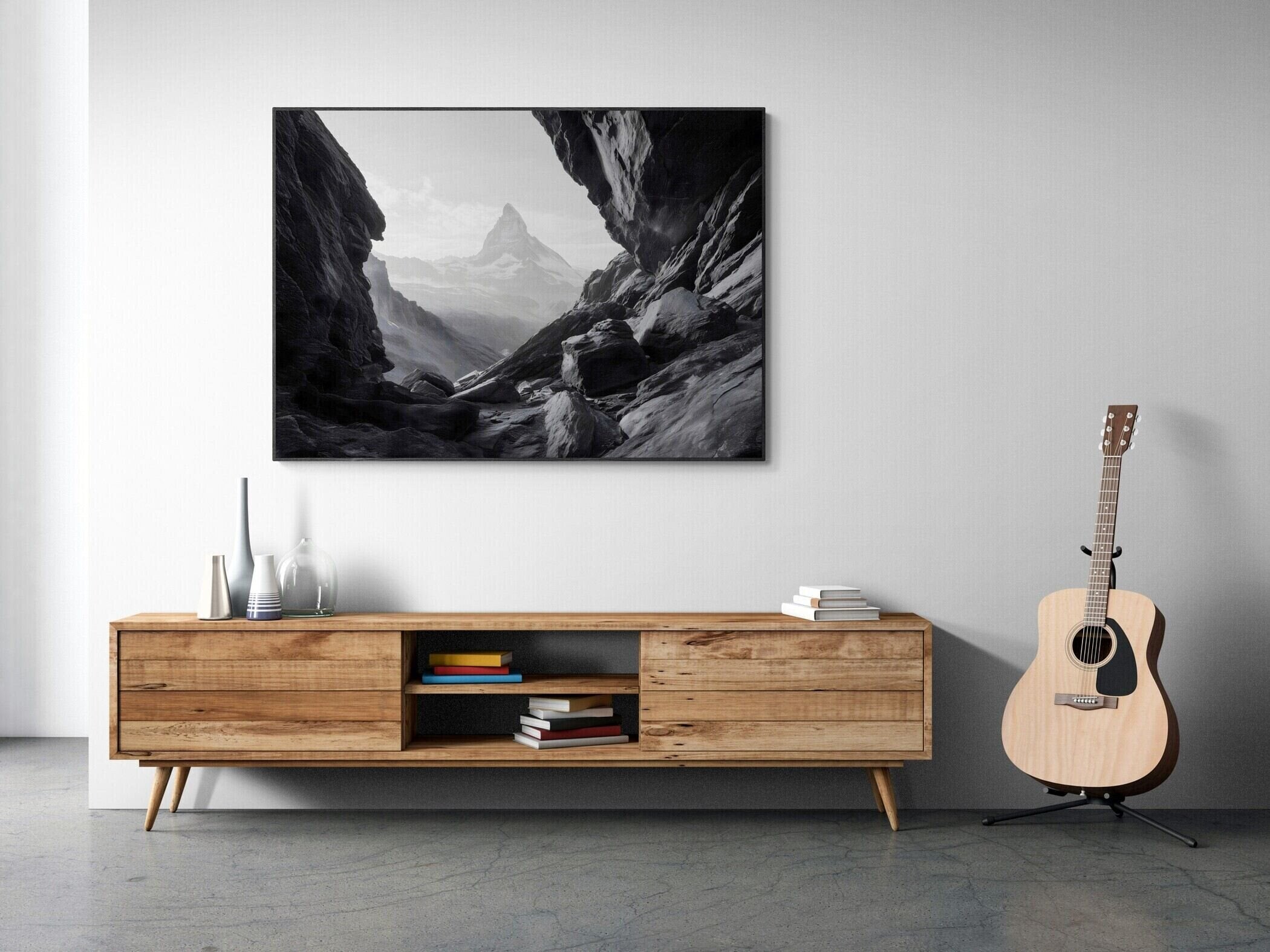 Weg zum Matterhorn – Alu-Dibond-Wandkunst