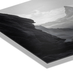 Path to the Matterhorn – Alu-Dibond wall art showcasing rugged alpine rock and a distant peak in fine art quality.