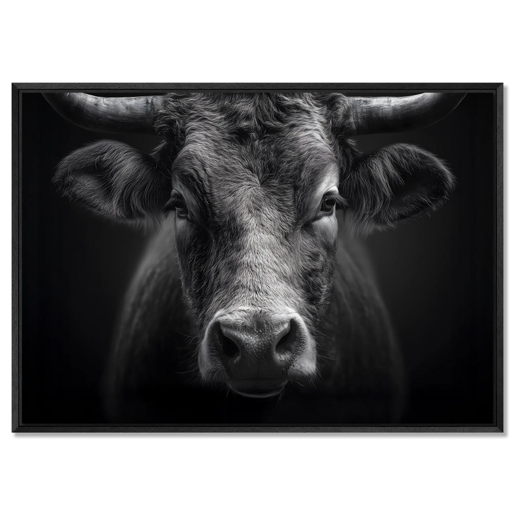 Presence of a bull - Alu-Dibond wall art