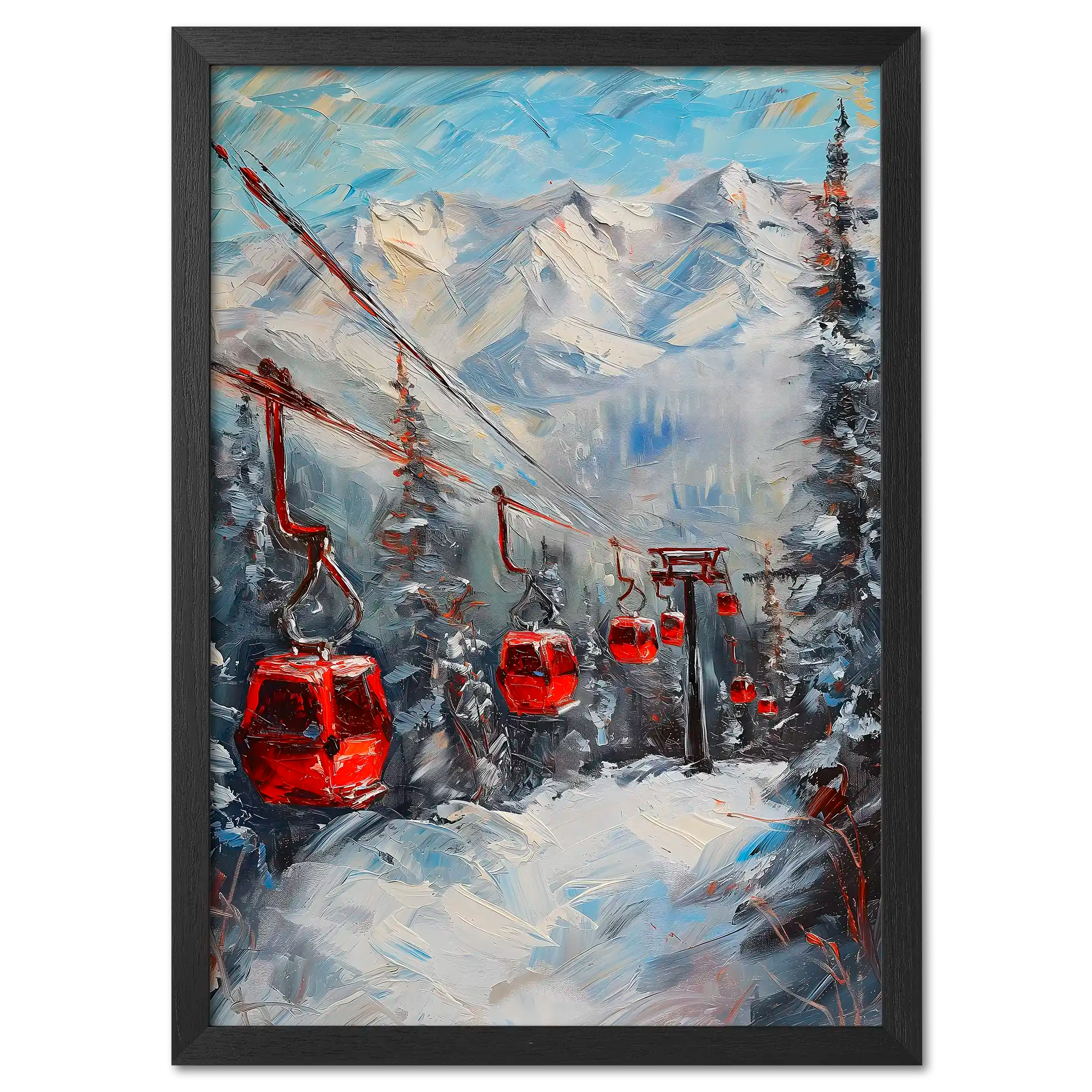 Karawane in die Berge - Poster