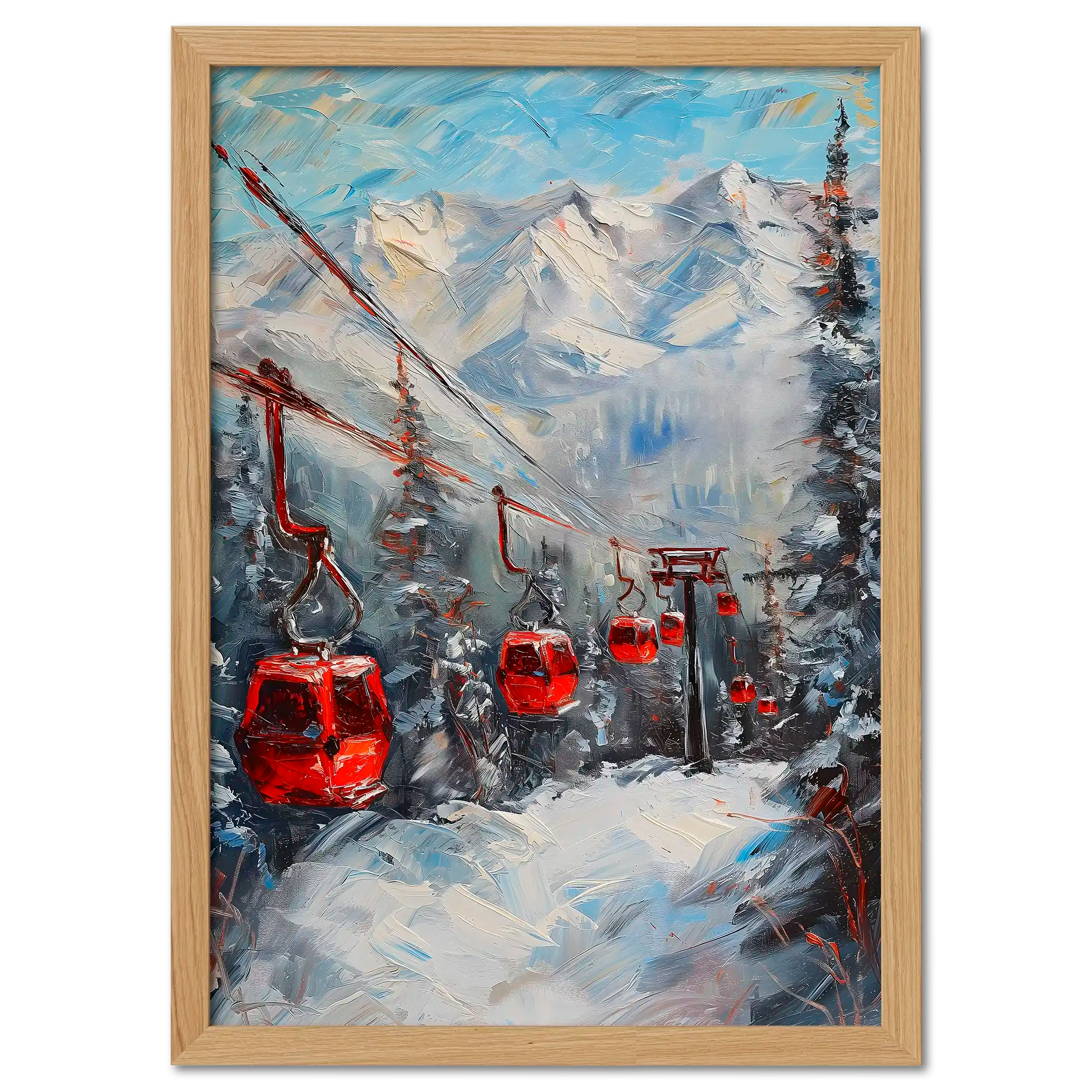 Karawane in die Berge - Poster