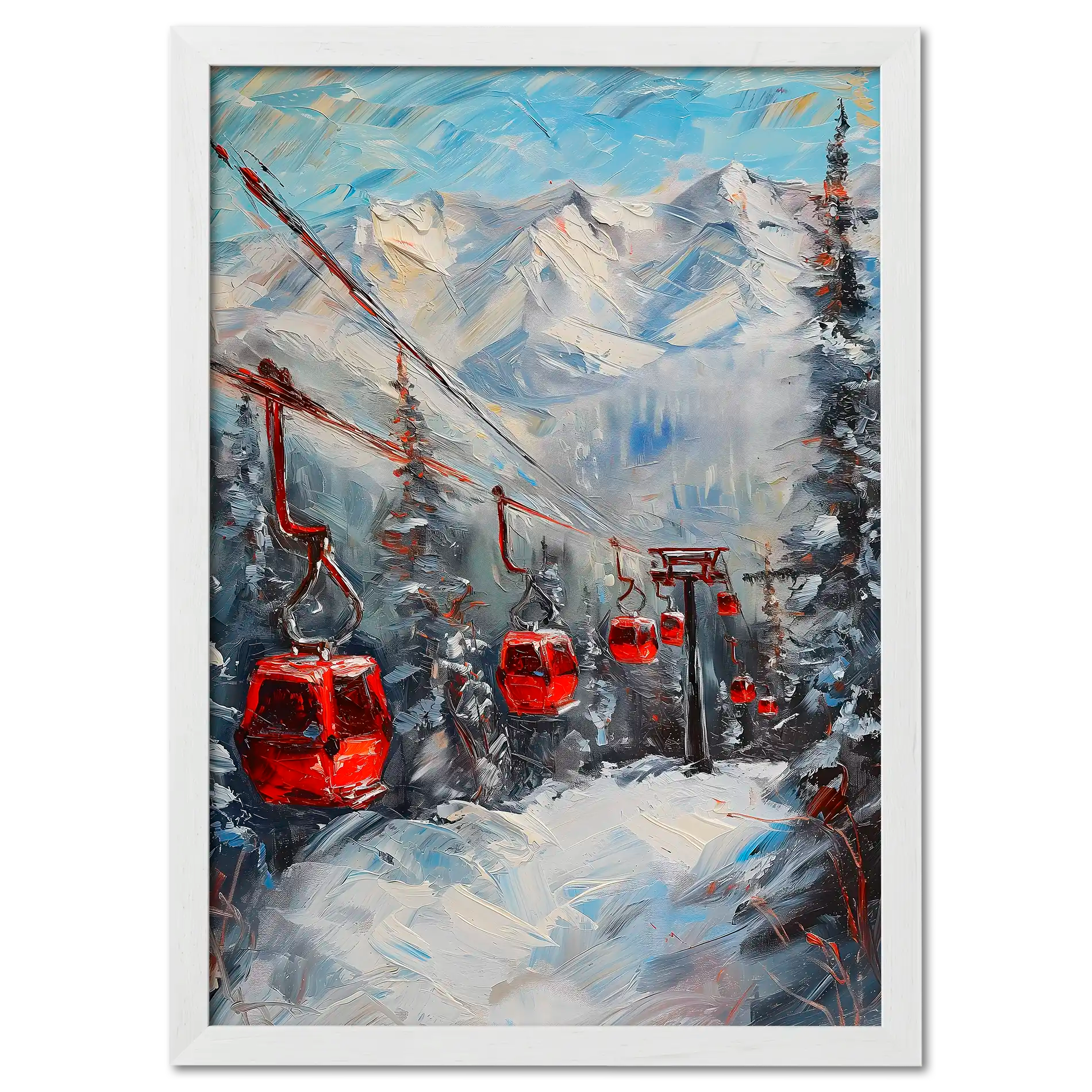 Karawane in die Berge - Poster