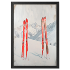 After active skiing - Poster