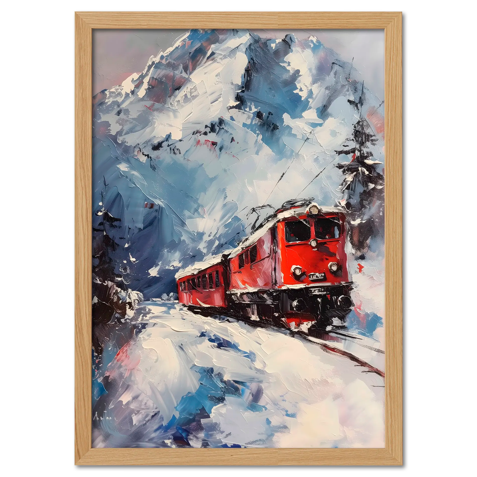 Zugfahren im Urlaub - Poster