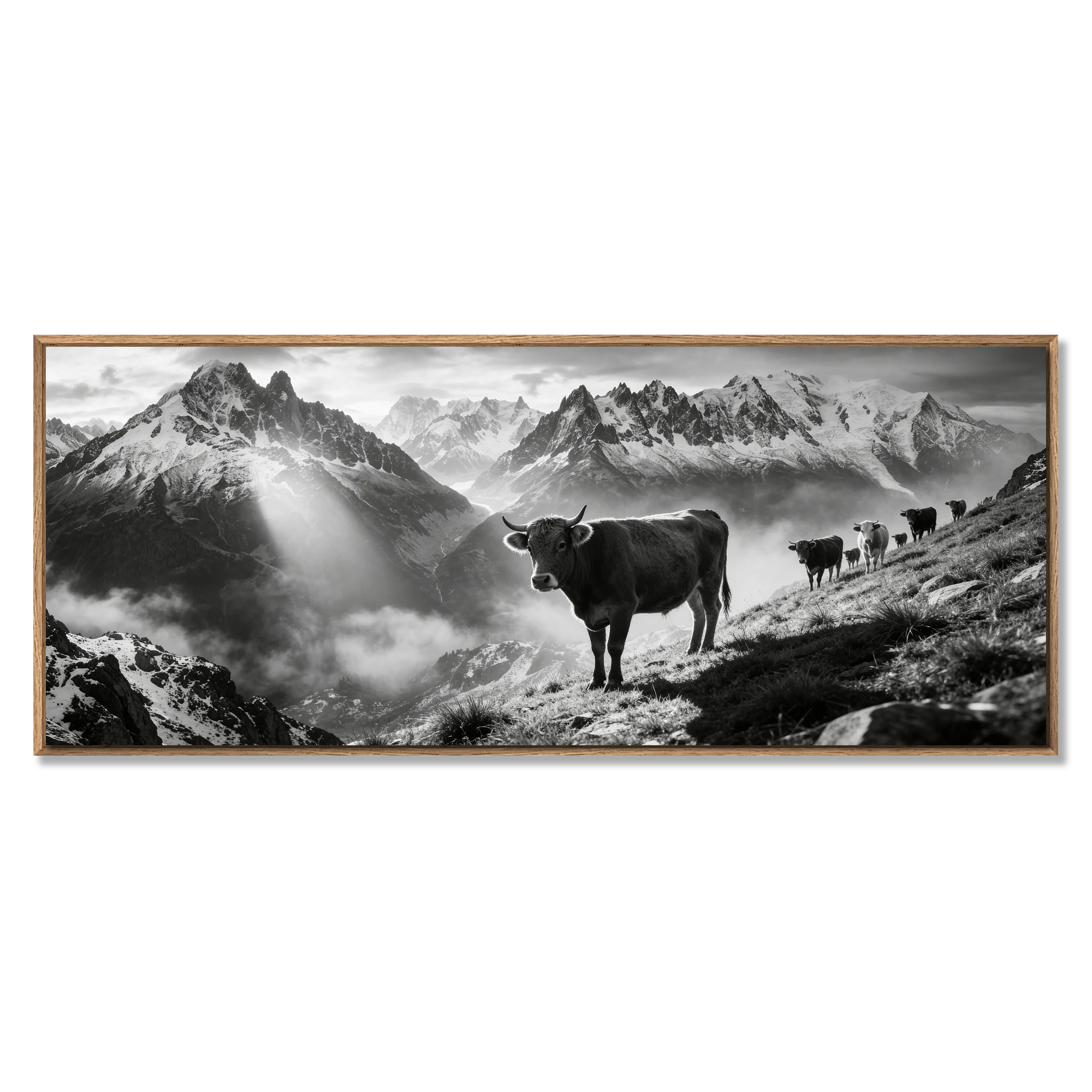 Silent Alpine Presence – Alu-Dibond wall art