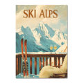 Serenity of Ski Alps - Poster