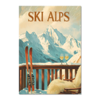 Serenity of Ski Alps - Poster