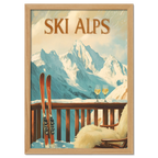 Serenity of Ski Alps - Poster