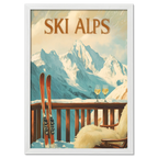 Serenity of Ski Alps - Poster