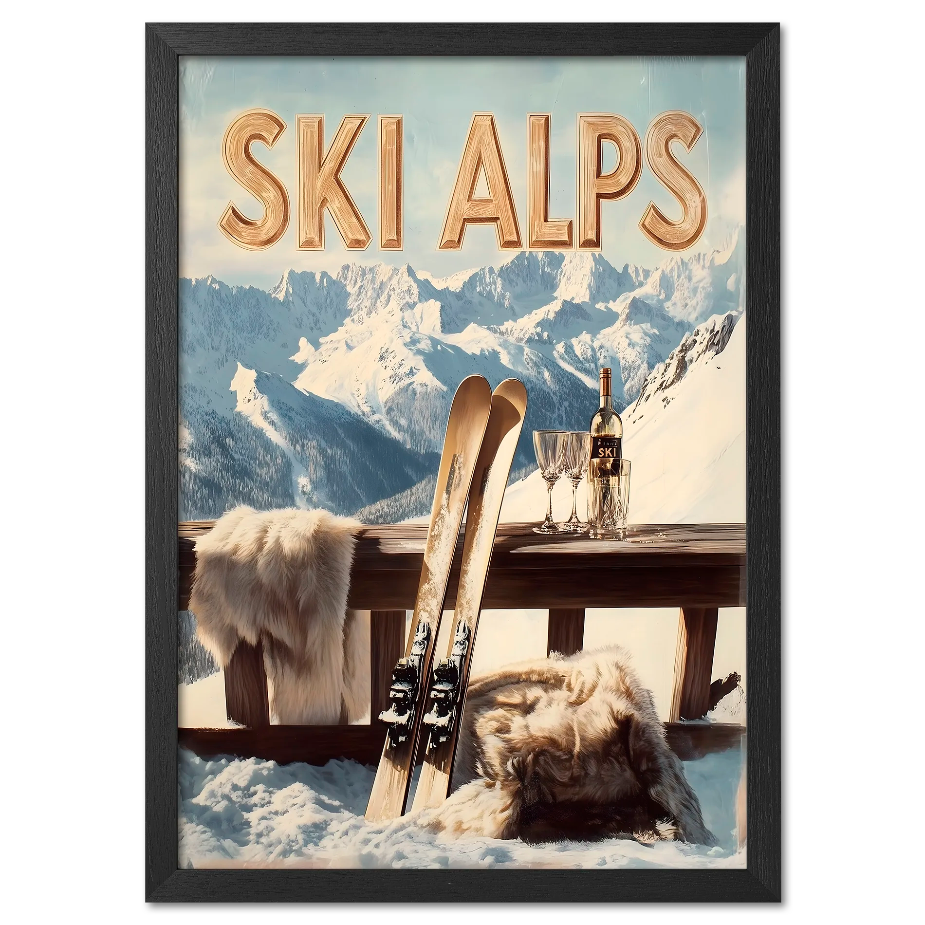 Alpine Ski Escape - Poster