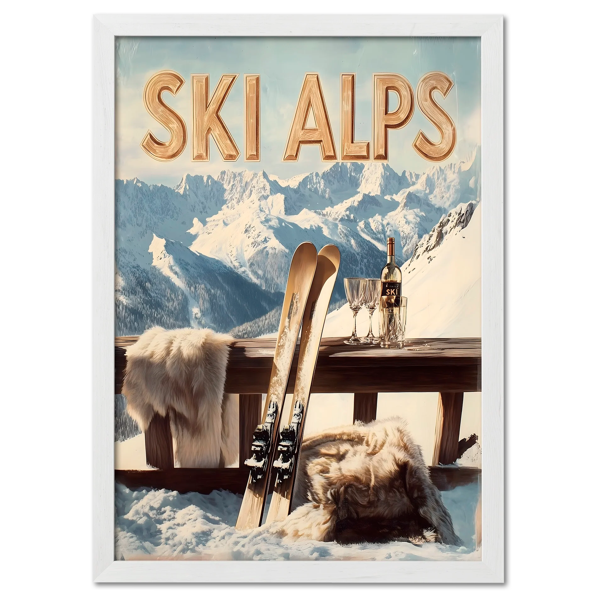 Alpine Ski Escape - Poster