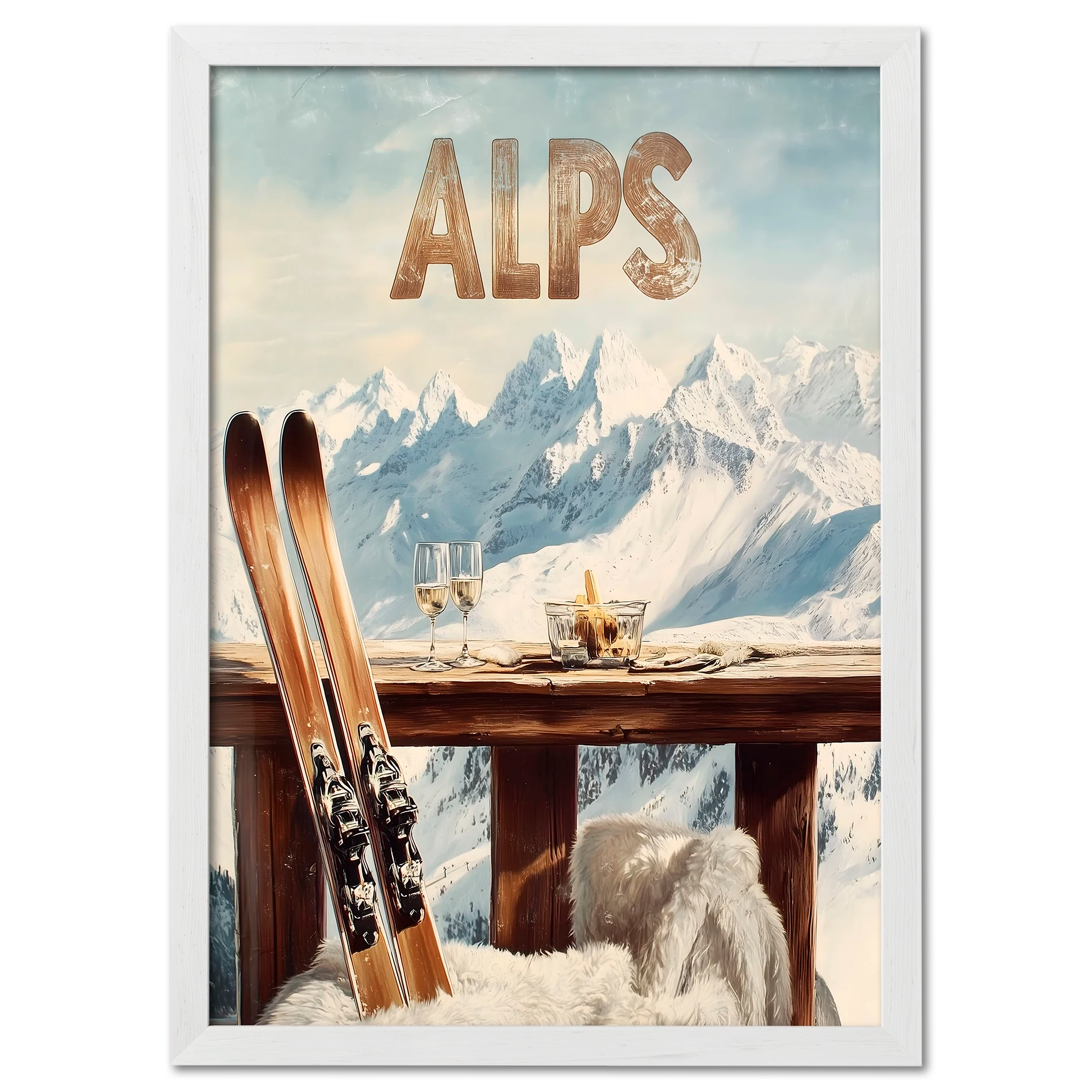 Après-Ski Alps Delight - Poster