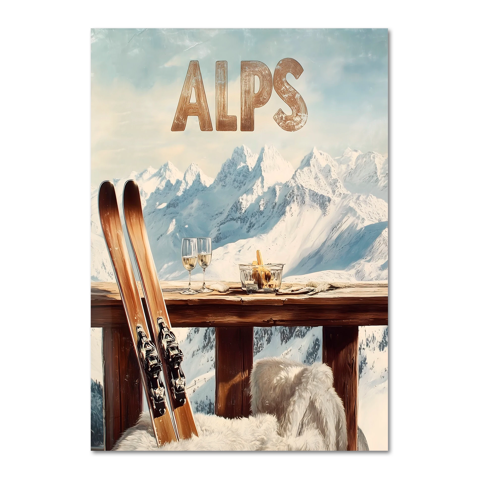 Après-Ski Alps Delight - Poster