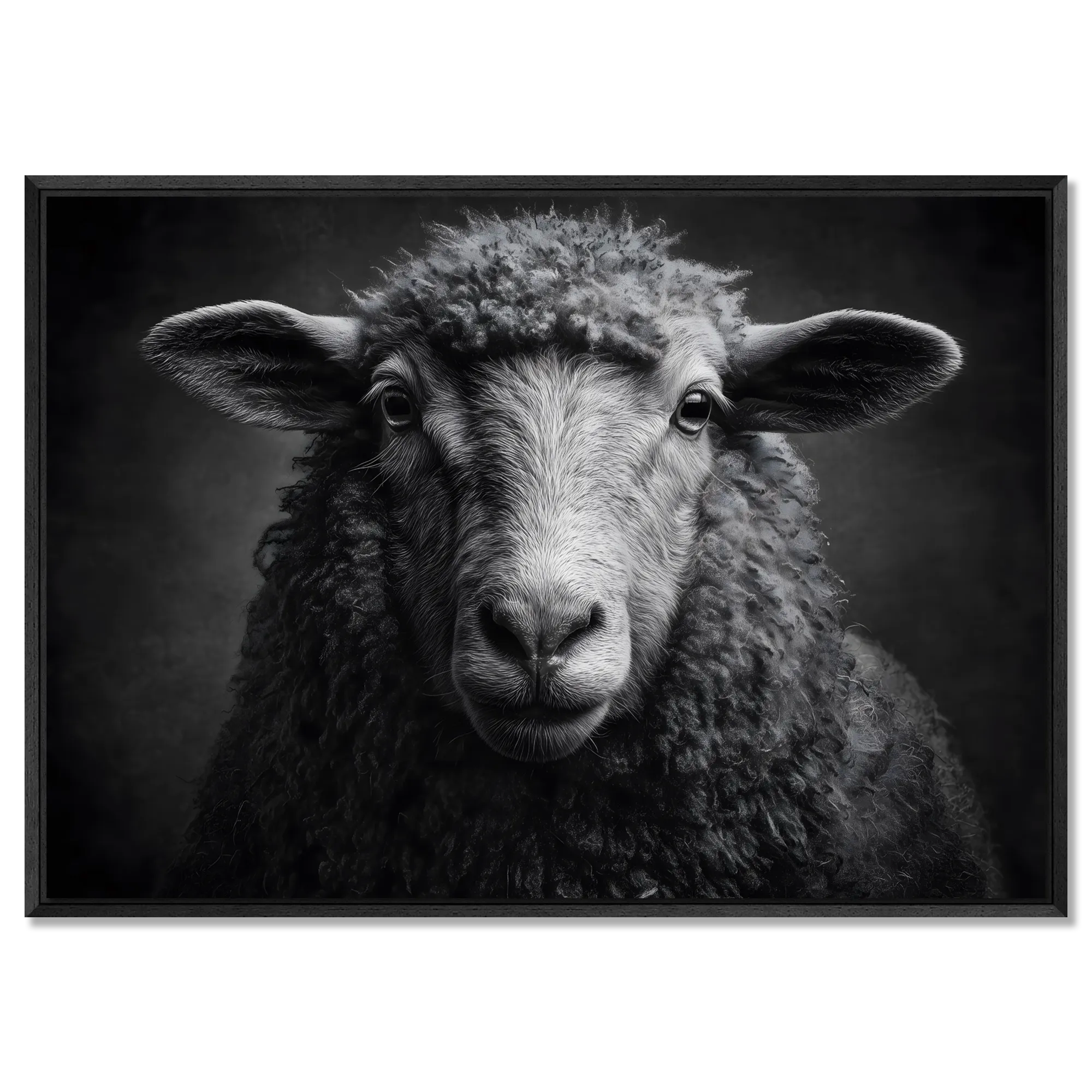 L'âme d'un mouton - Tableau mural en Alu-Dibond