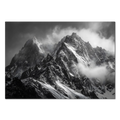 The Majesty of the Alps – Alu-Dibond wall art showcasing powerful mountain ridges and dramatic alpine scenery.