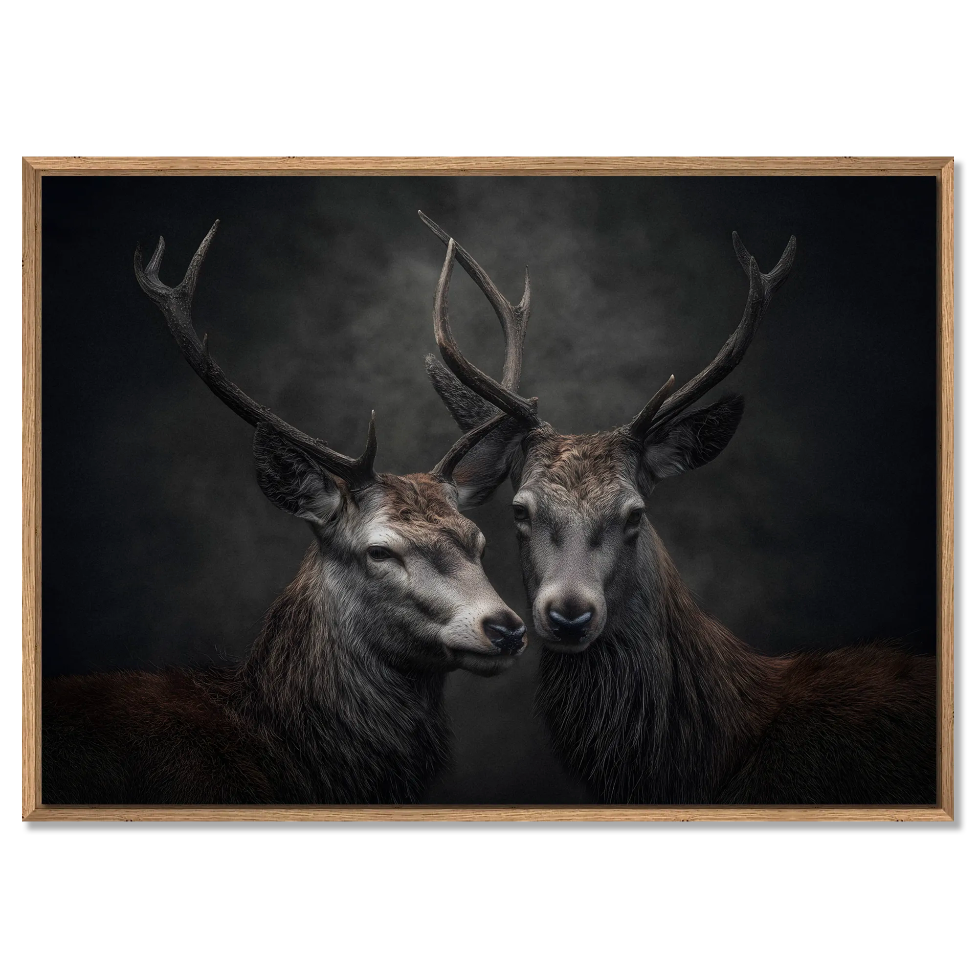 Unité des cerfs - Tableau mural en Alu-Dibond