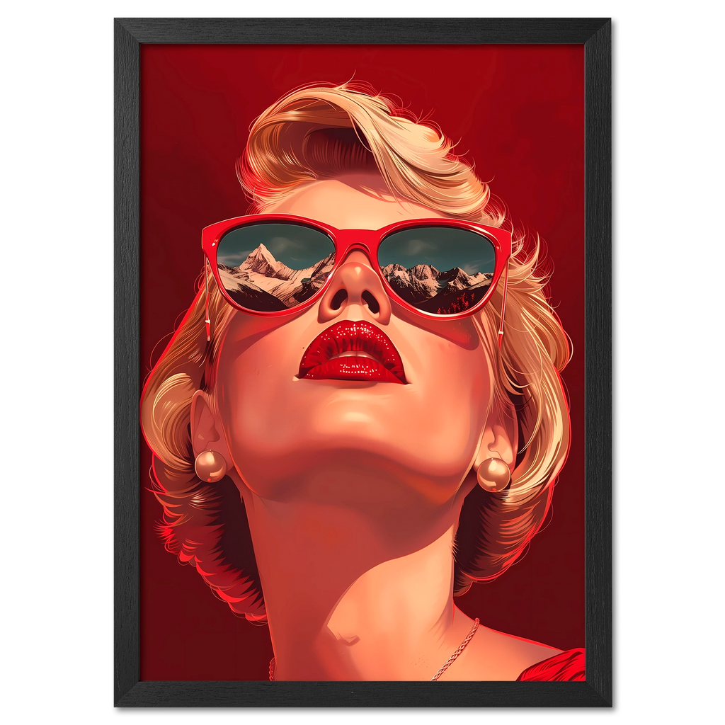 Alpine Glamour - Poster