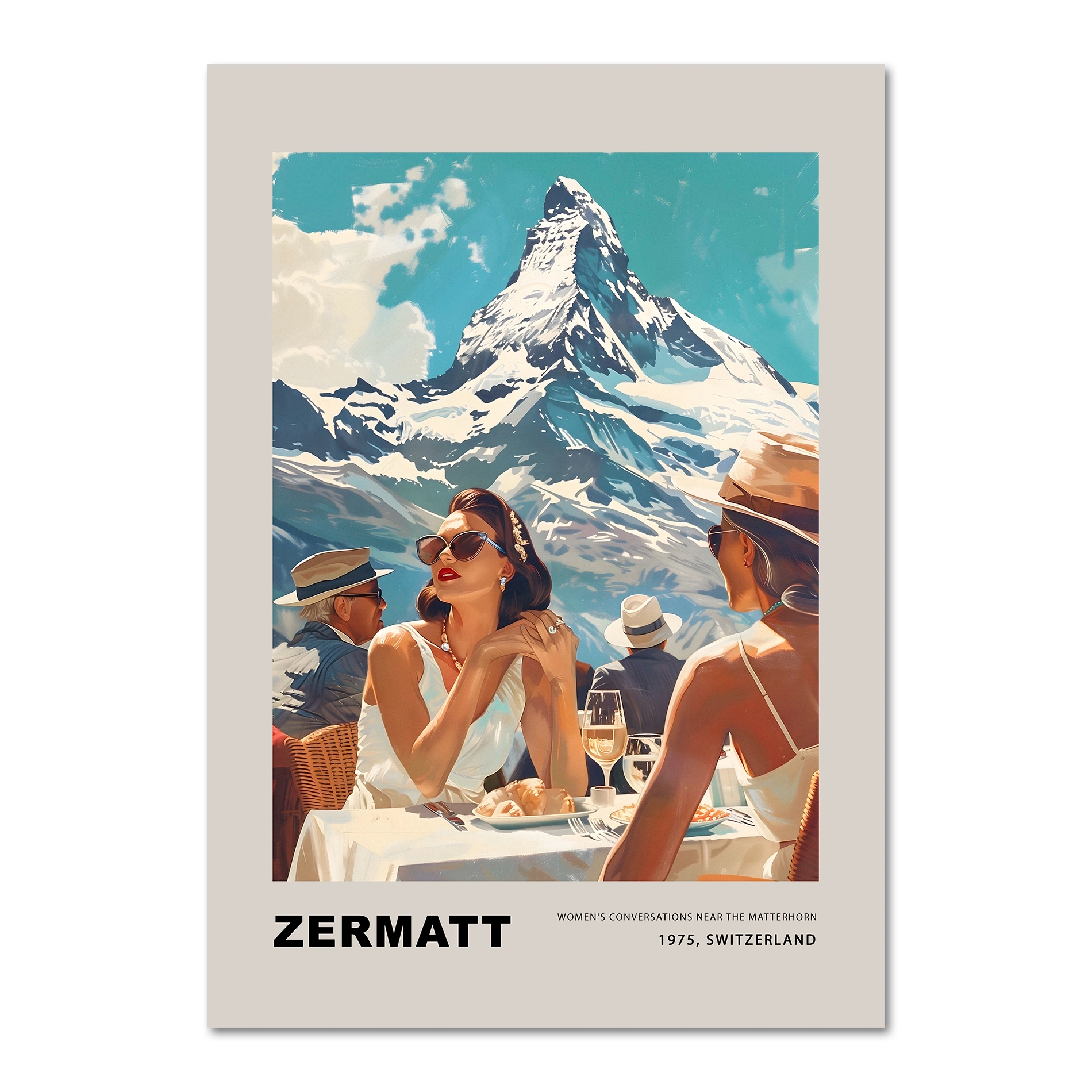 Frauengespräche in Zermatt - Poster