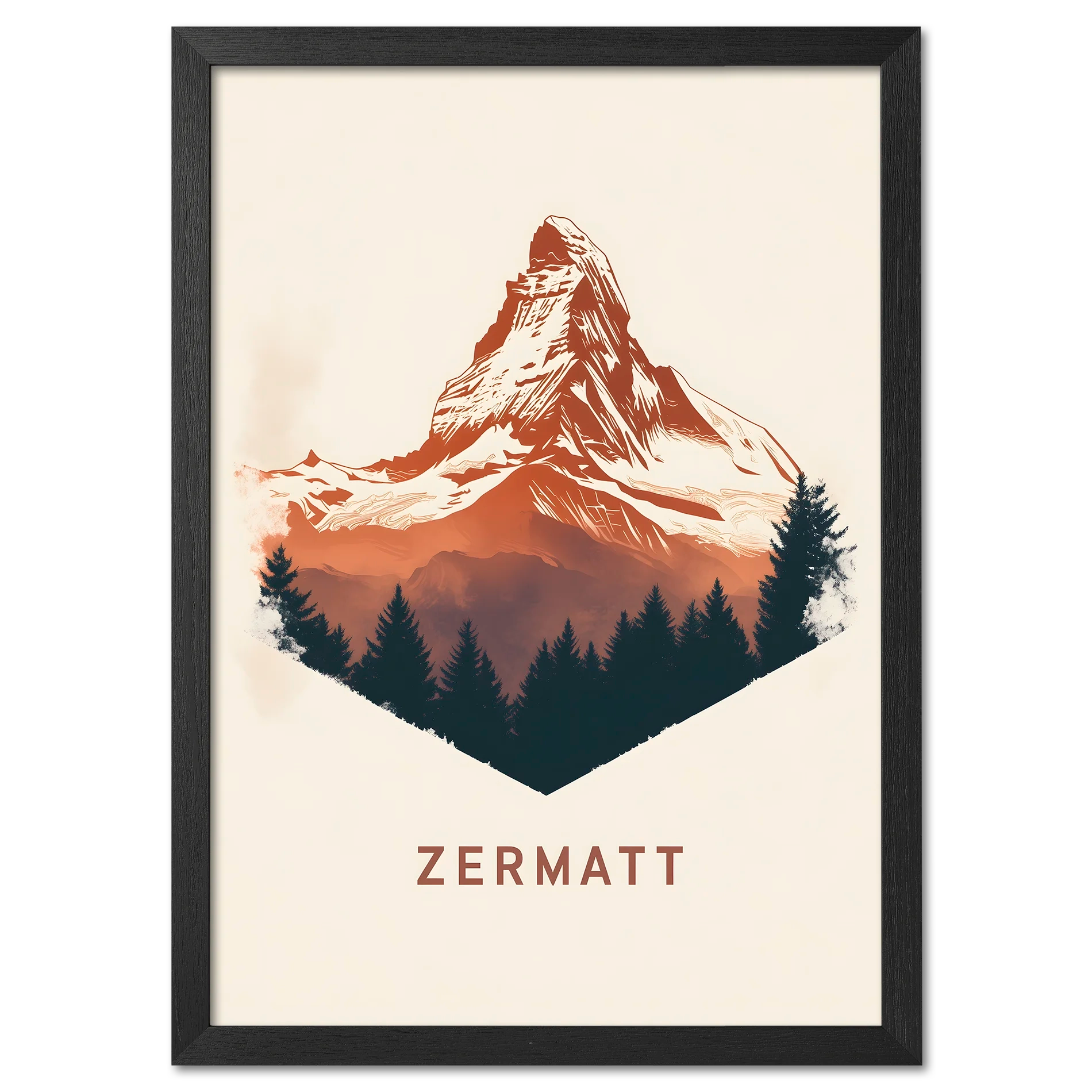 Zermatt – Majestät der Alpen - Poster