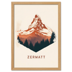 Zermatt – Majestät der Alpen - Poster