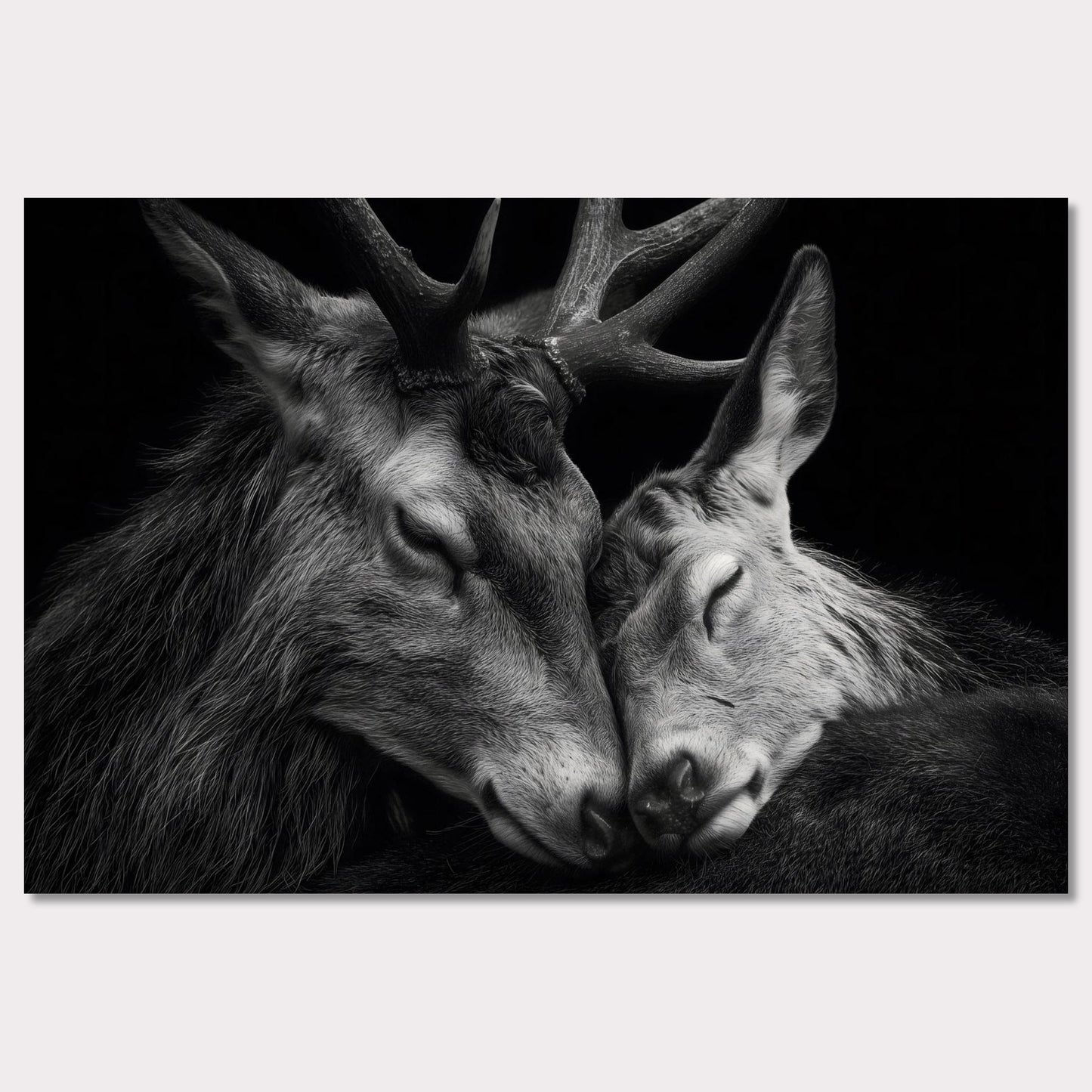 Poster titled 'The tenderness of deer' from ArtDarts