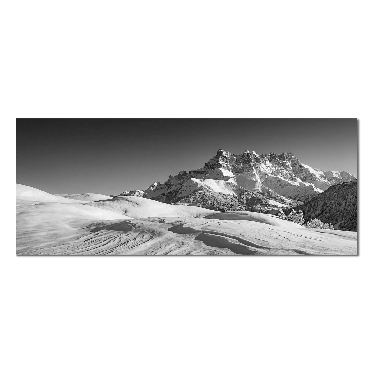 Dents du Midi in Winter