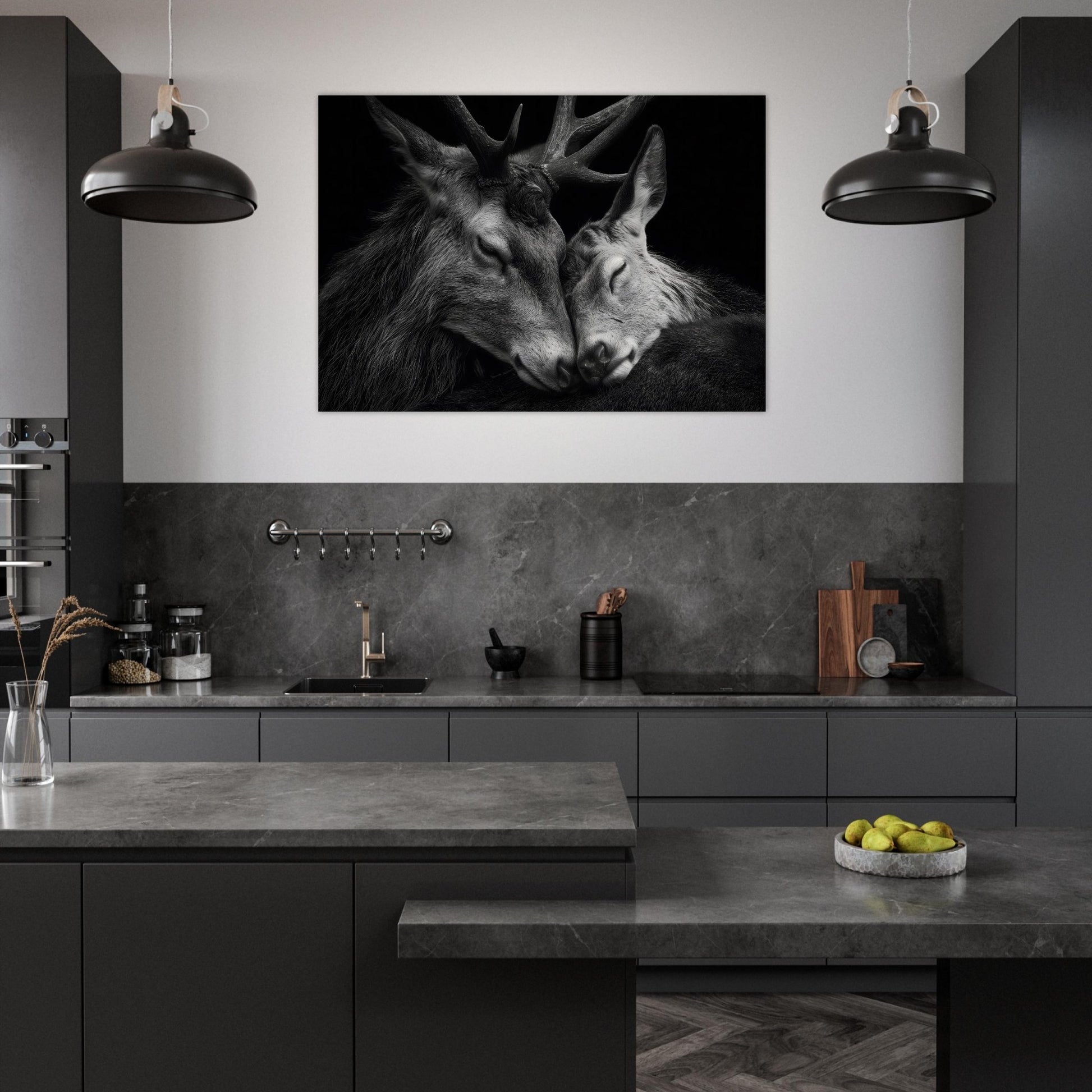 Poster titled 'The tenderness of deer' from ArtDarts