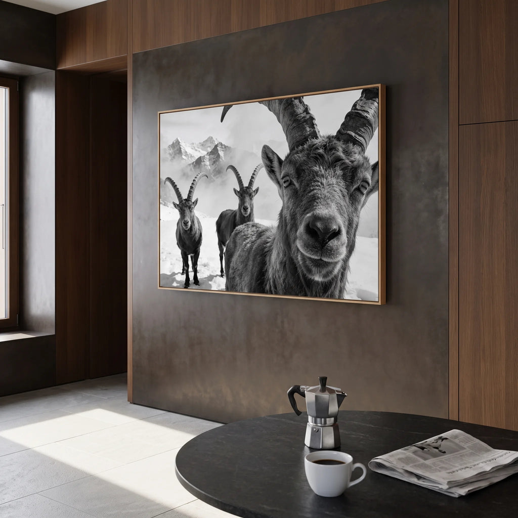 Alpine Ibex Portrait