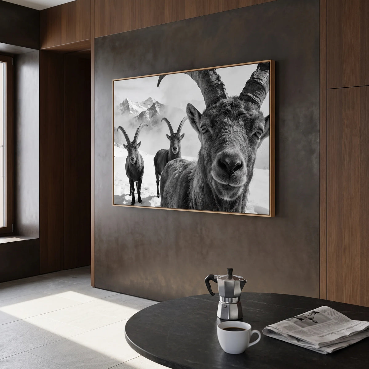 Alpine Ibex Portrait