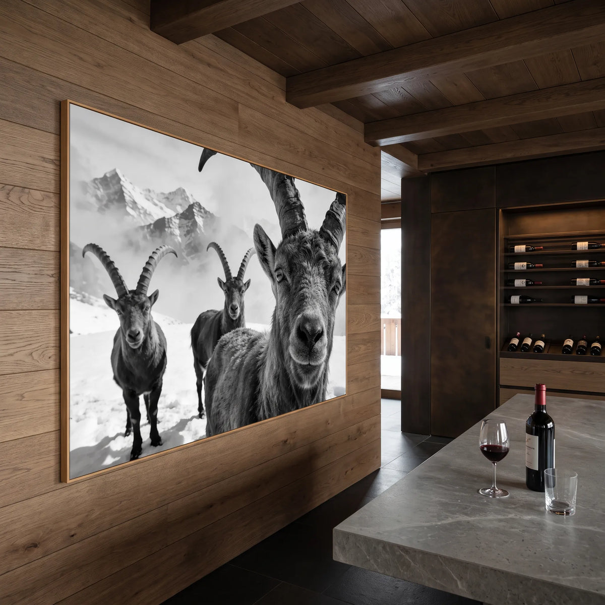 Alpine Ibex Portrait