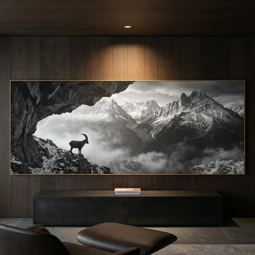 Alpine Ibex Stillness
