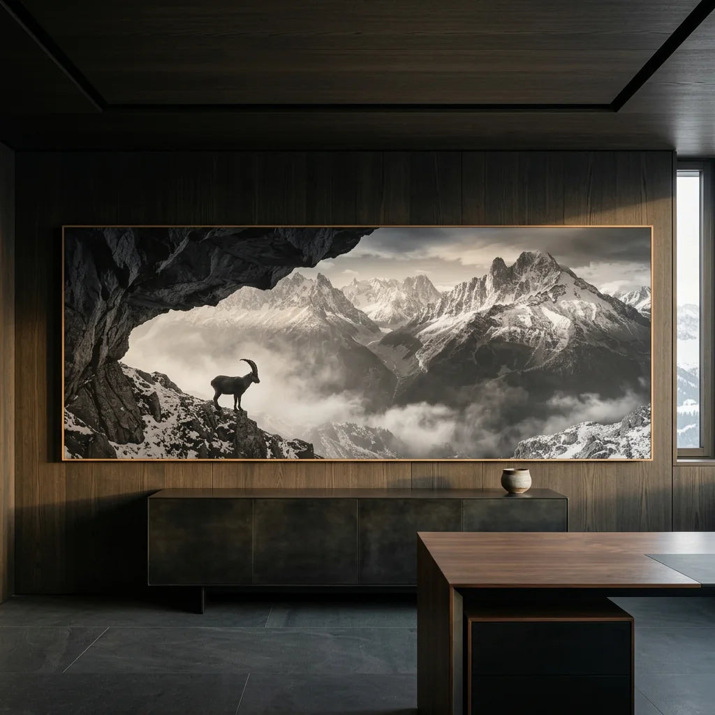 Alpine Ibex Stillness