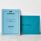 ArtDarts Gift Card - Physical, beautiful gift certificate designed for personalized gifting experience.