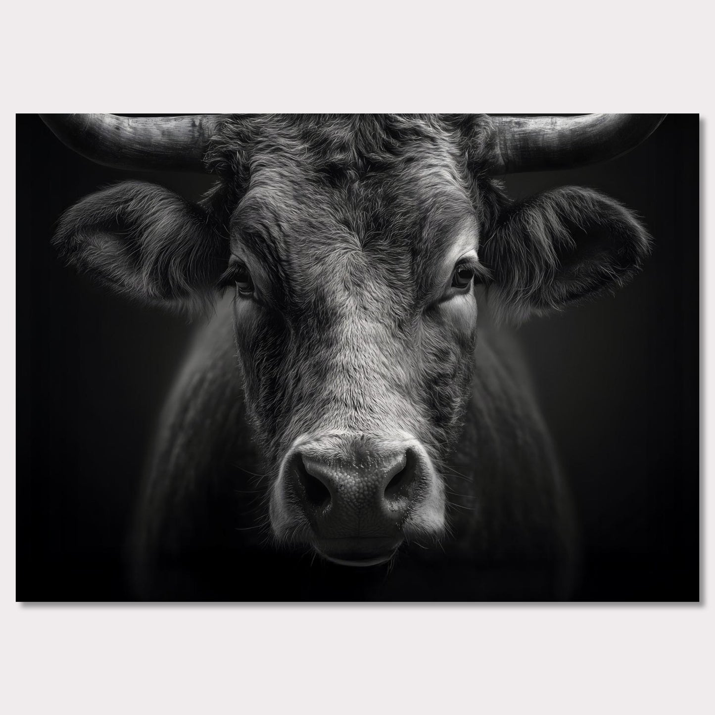 Poster titled 'The presence of a bull' from ArtDarts