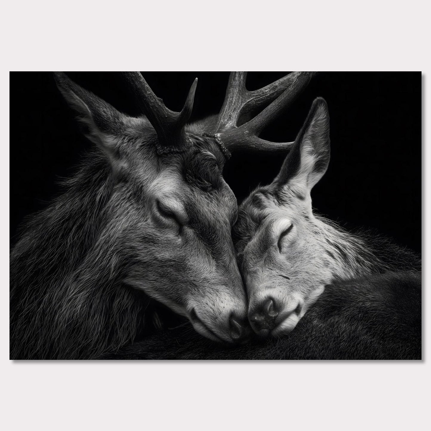 Poster titled 'The tenderness of deer' from ArtDarts
