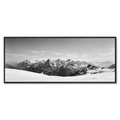 Bernese Alps Endless Horizon – Alu-Dibond wall art showcasing a panoramic view of snow-covered mountains.