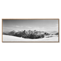 Bernese Alps Endless Horizon – Alu-Dibond wall art featuring a panoramic view of snow-covered peaks.