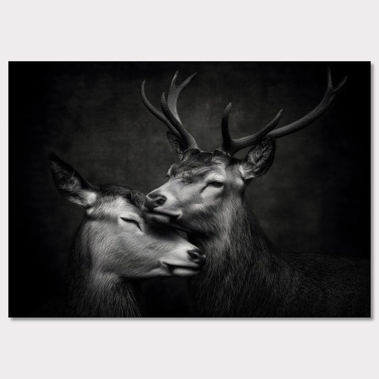 Poster titled 'The grace between deer' from ArtDarts