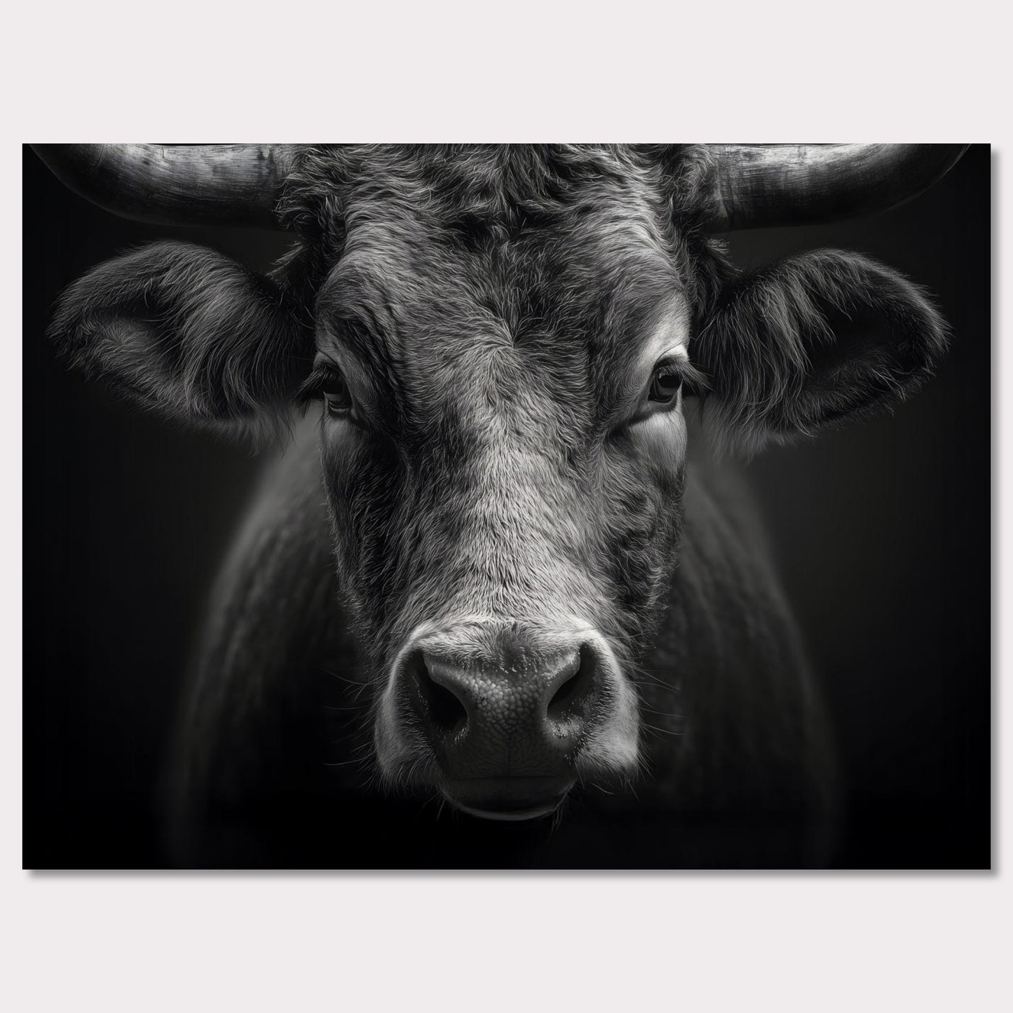 Poster titled 'The presence of a bull' from ArtDarts