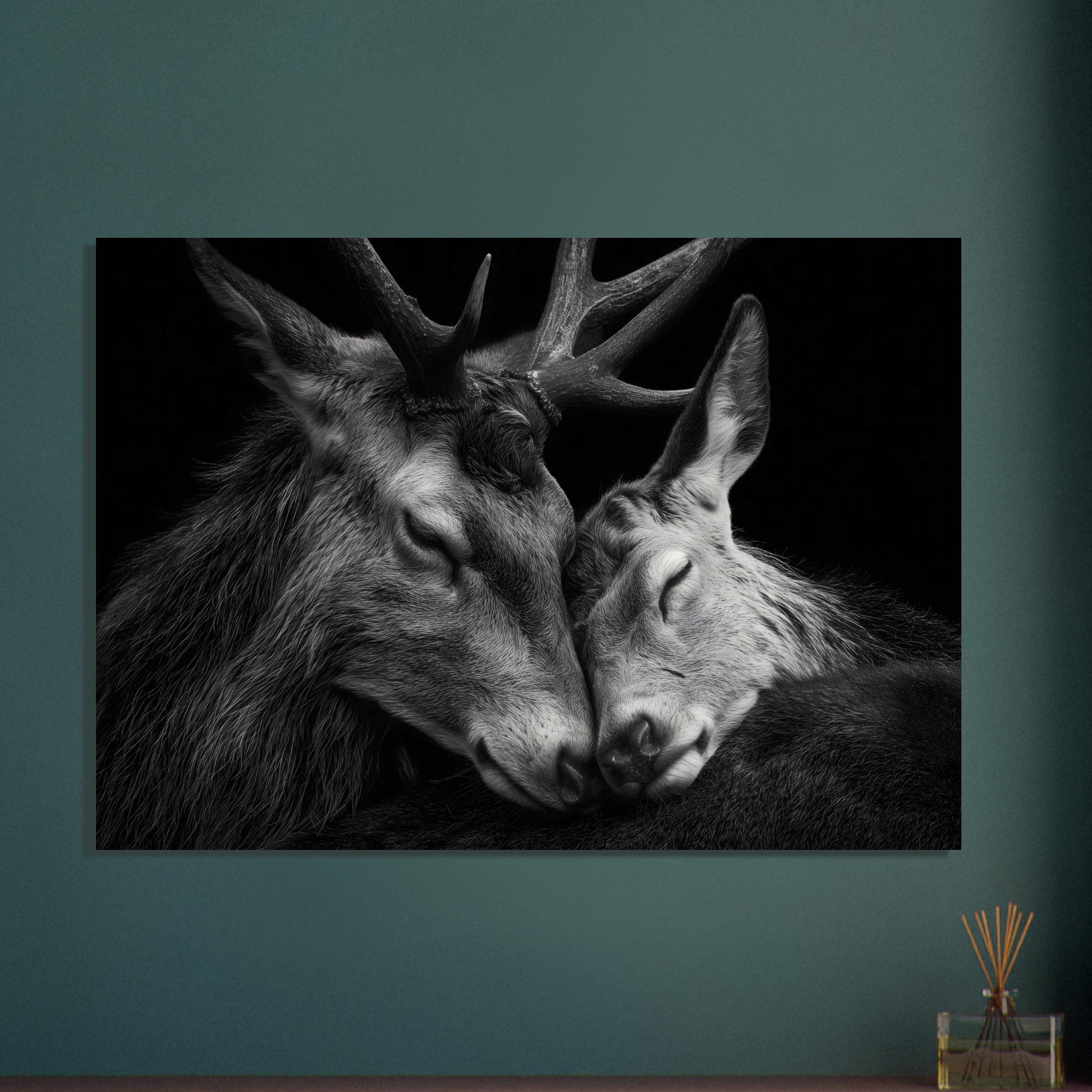 Poster titled 'The tenderness of deer' from ArtDarts