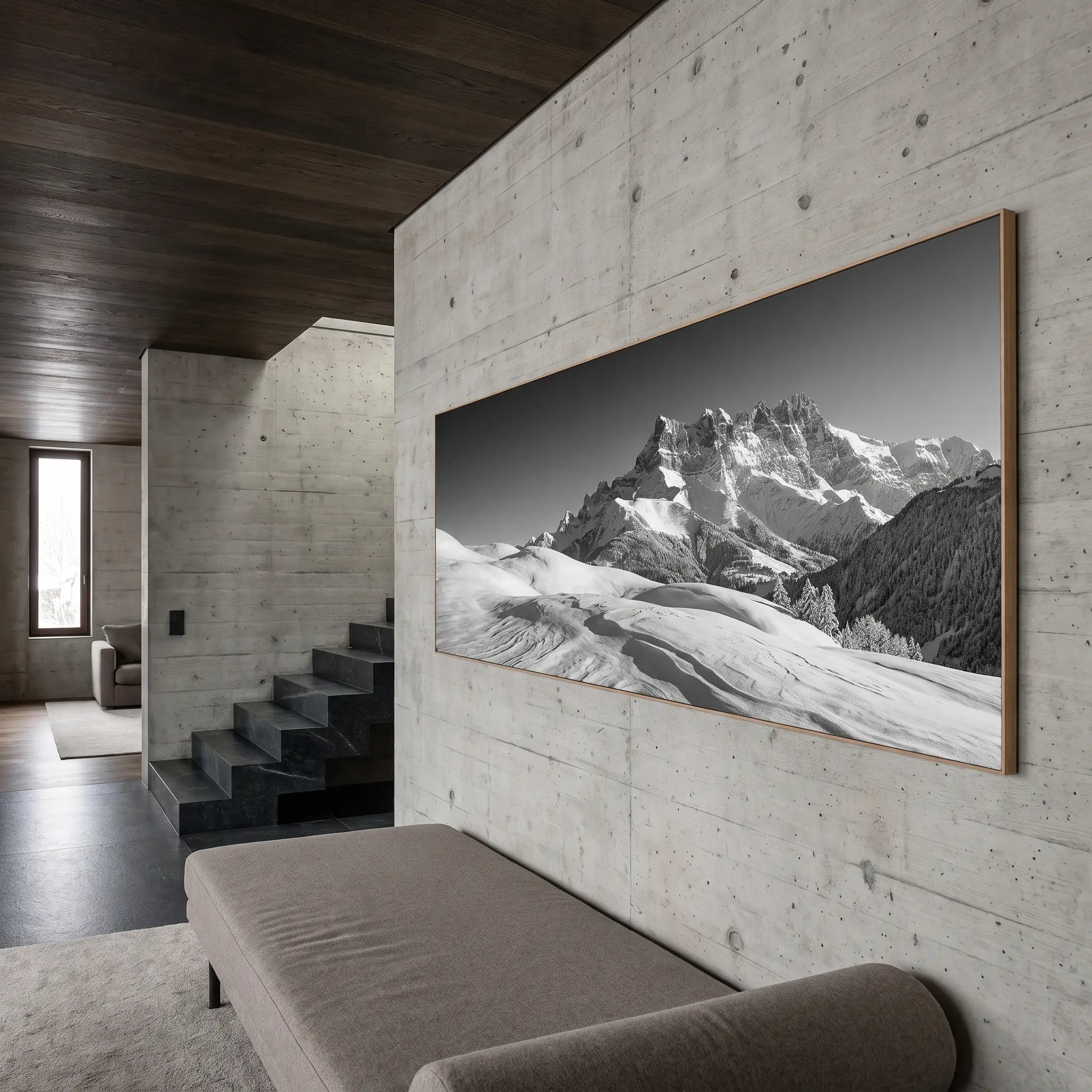 Dents du Midi en hiver