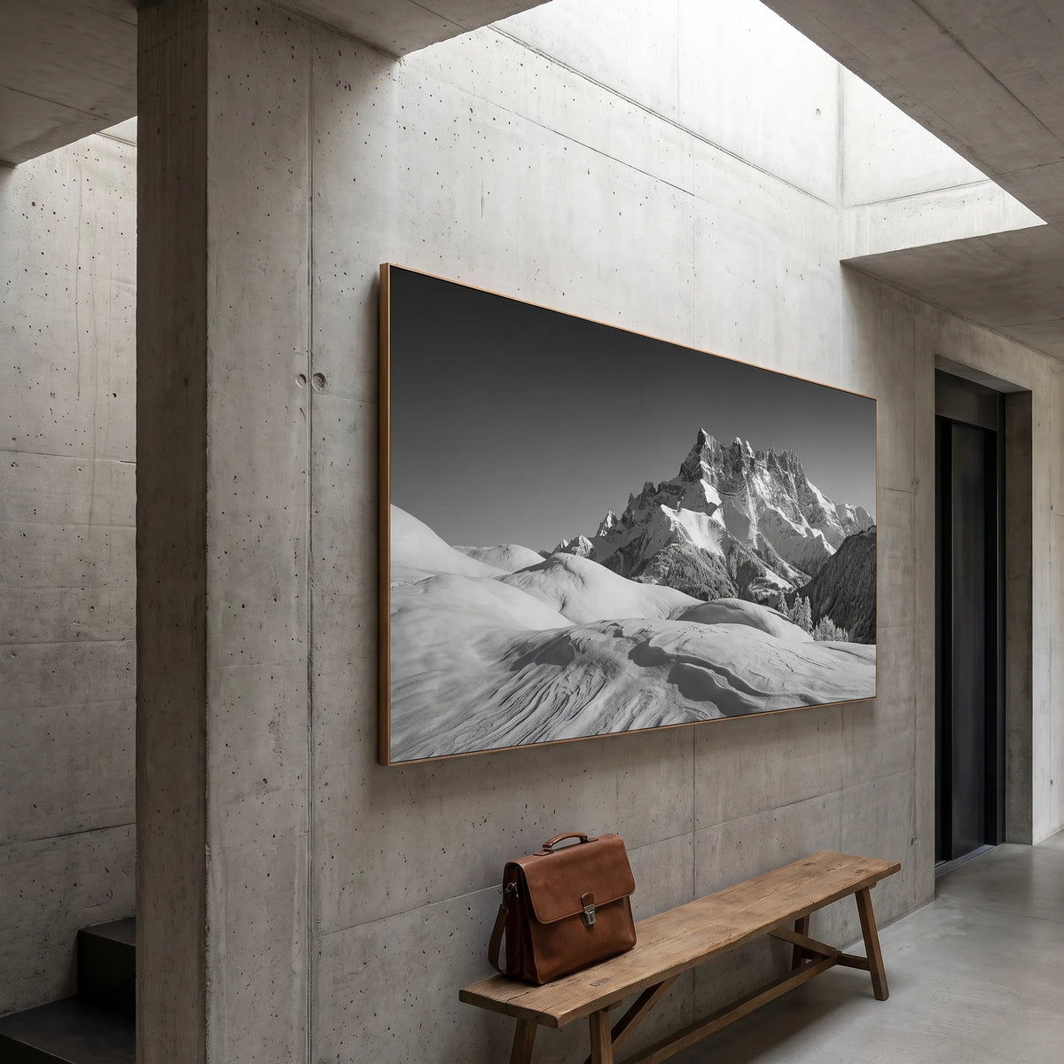Dents du Midi en hiver