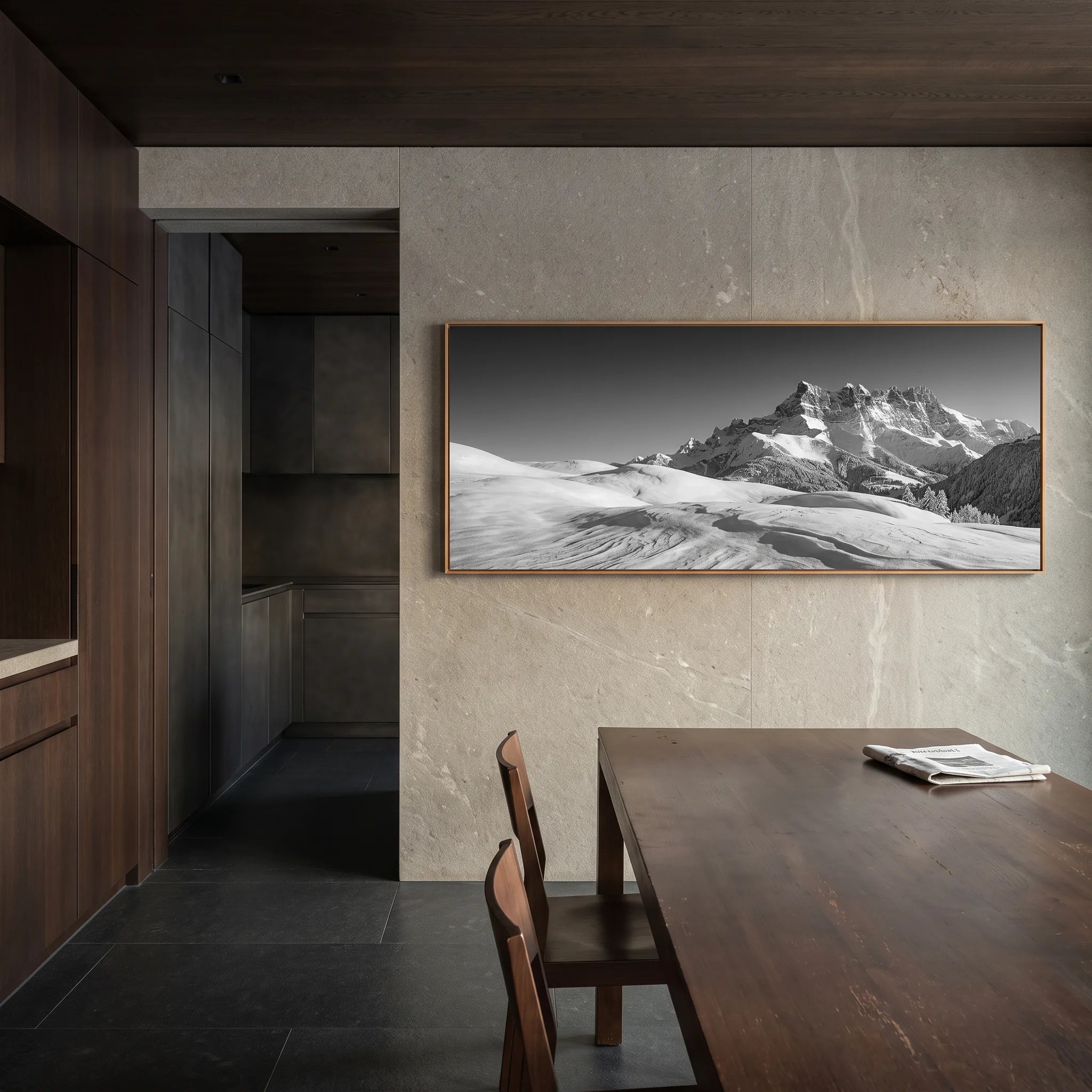 Dents du Midi en hiver