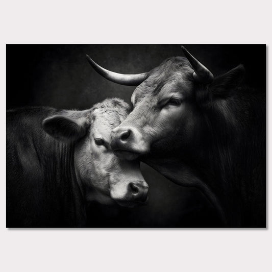 Poster titled 'The devotion of cattle' from ArtDarts