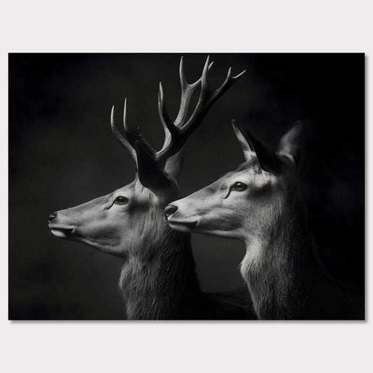 Poster titled 'The vision of deer' from ArtDarts