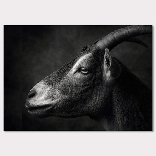 Poster titled 'The profile of a goat' from ArtDarts