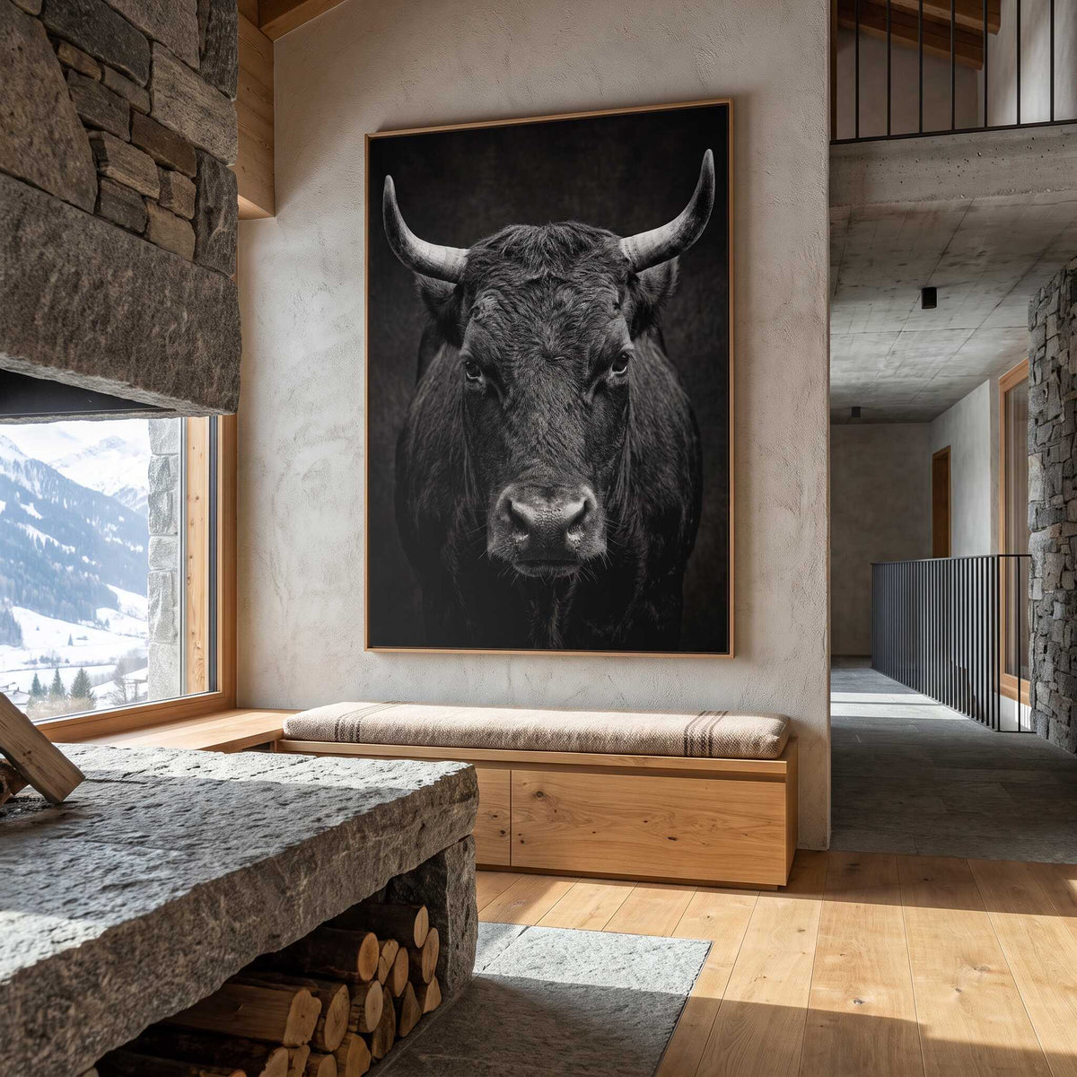 Fury of an Hérens cow