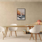 Geneva – The Iconic Jet d’Eau - Poster displayed in a modern dining room with stylish decor.